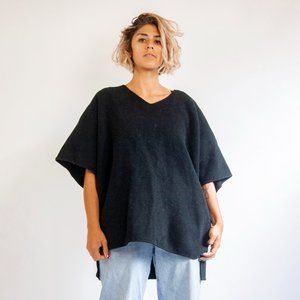 morrison australia oversized short sleeve wool tunic 3/4 m/l medium/large / mini